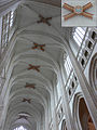 Catedral de Nantes, ornamentos na abóbada da nave