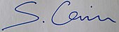 Signature de Sorin Cerin