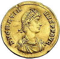 'n Solidus van Gratianus