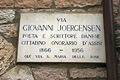 Street named after Johannes Jørgensen