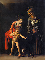 Madonna and Child with Saint Anne 1606