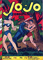 Copertina di Jo-Jo, Congo King n.7b (per errore uscirono due albi col numero 7), settembre 1947