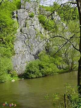 De klimrotsen aan de Ourthe bij Sy