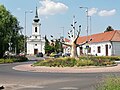 Körforgalmú tér a központban