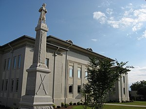 Old Houston County courthouse in Perry, Georgia