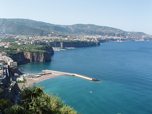 Zicht op Sorrento