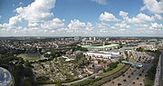 Mini-Europe vue depuis l'Atomium.