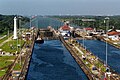 English: Gatun Locks. Español: Esclusas de Gatún