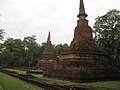 Wat Phra That, deux chedis (stupas) en forme de cloche