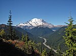 Vue du mont Rainier.