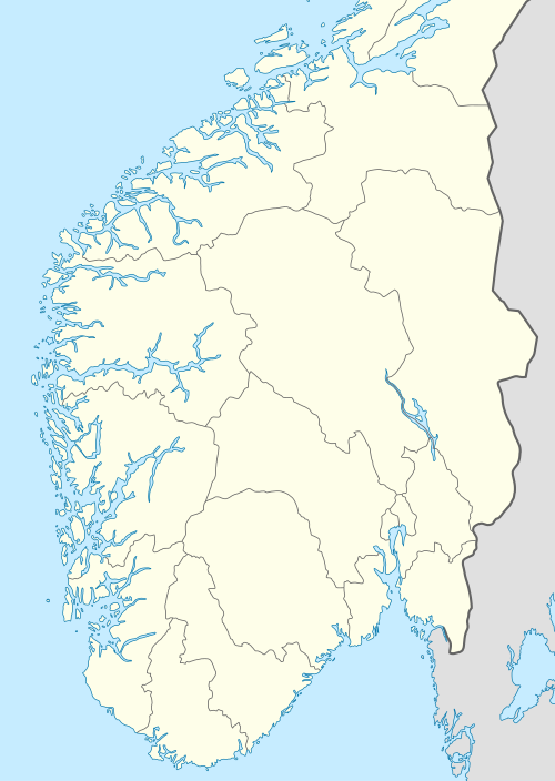 2015 Norwegian First Division is located in Norway South