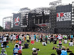 Bühne bei Rock in Japan, 2009