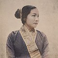 Image 1Lao princess wearing gold embroidery (from Culture of Laos)