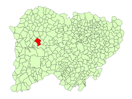 Villavieja de Yeltes – Mappa