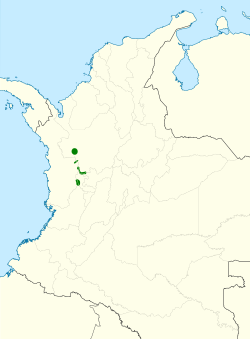 Distribución geográfica del inca del sol