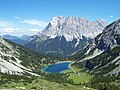 Der Seebensee vor dem Wettersteingebirge