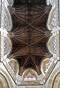 Falaise (Calvados), église Saint-Gervais, voûte en bois