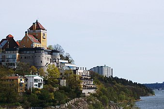 Foresta, ett av Lidingös mest kända byggnadskomplex från tidigt 1900-tal uppfört av Wilhelmina Skogh som privatbostad.