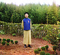 Chinese foreman at the tea farm near Batumi (Georgia)