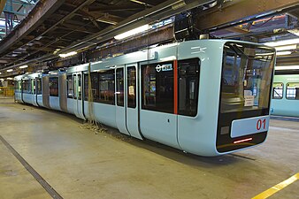 Generation 15 train at Vohwinkel depot