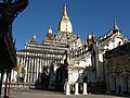 Ananda Temple, The fusion of Mon and Indian architecture located in Bagan, Myanmar