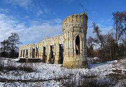 Ruins of the Osten-Saksen estate.