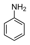 Structuurformule van aniline