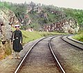 Bashkir switchman on the Trans-Siberian