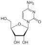 structure chimique de la cytidine