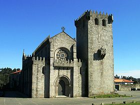 Befæstet kirke i Leça do Balio, Portugal