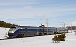 An NSB Class 73 train on Dovrebanen between Dombås and Fokstua in 2009