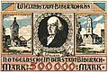 Biberacher Notgeld von 1923 mit Wielandporträt