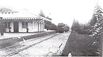 Brookwood North station on the London Necropolis Railway in 1907