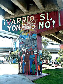 Mural in Chicano Park, Southeast San Diego