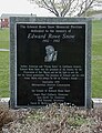 Memorial to Edward Rowe Snow, who fought to preserve Fort Warren