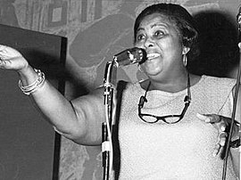 Bennett performing at the Anacostia Neighbourhood Museum's Jamaica Festival in Washington, D.C., 1969[1]