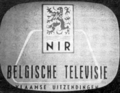 Logo de NIR-Belgische Televisie-Vlaamse uitzendingen du 31 octobre 1953 à 1967.