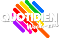 Ancien logo de Quotidien Week-end utilisé pendant les saisons 6 et 7 (tous les vendredis du 3 septembre 2021 au 23 juin 2023)