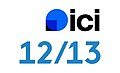 Logo du journal Ici 12/13 depuis le 4 septembre 2023.