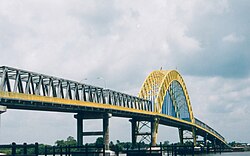 Jembatan Rumbai di Tembilahan