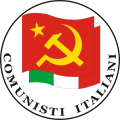 Partito dei Comunisti Italiani (Simbolo adottato dall'11 ottobre al 2 novembre 1998)