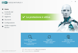 ESET NOD32 Antivirus 10 installato su Windows