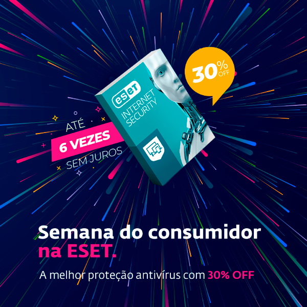 30% OFF no ESET Internet Security