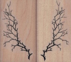 Branch Antlers Set of 2 by Cat Kerr each 1 1/2 x 2 1/2 -0