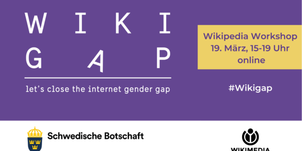 #WikiGap Workshop – Wikimedia kooperiert mit Schwedischen Botschaften