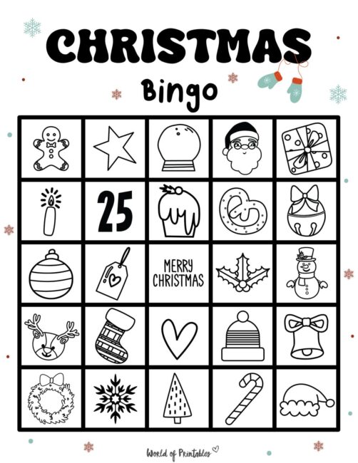 Christmas Bingo Sheets