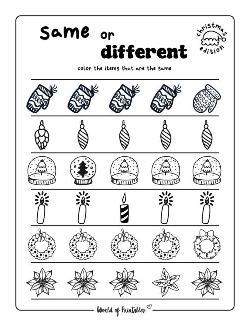 Free Christmas Activity Sheets