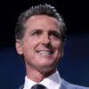 By Gage Skidmore. Governor Gavin Newsom speaking with attendees at the 2019 California Democratic Party State Convention at the George R. Moscone Convention Center in San Francisco, California.