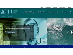 Atlantic Technological University's Website Screenshot