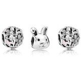 Pandora Easter Rabbit Notável Charms Set